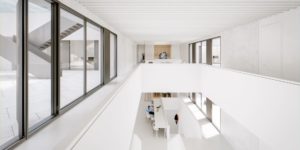 Architekten-Entwurf einer Innenansicht des ECAP-Gebäudes.